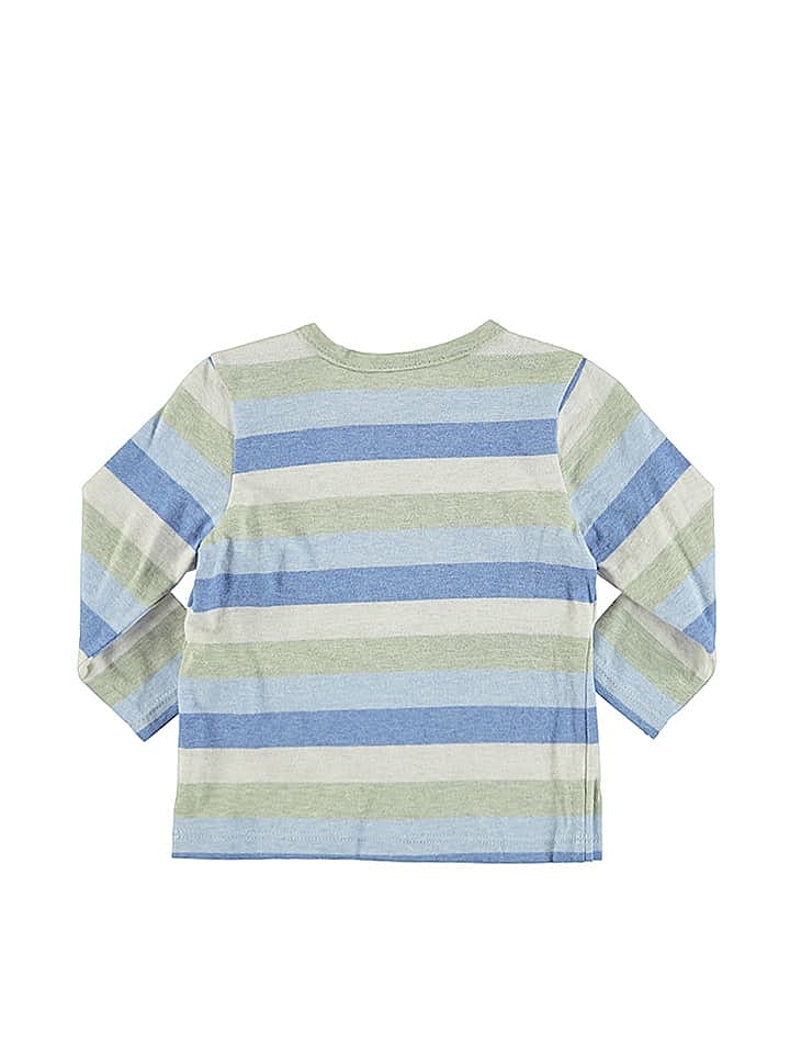 ESPRIT Longsleeve in Blau/ Grün/ Weiß günstig kaufen 68