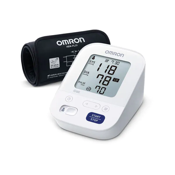 Misuratore automatico di pressione sanguigna da braccio Omron M3 Comfort HEM-7155-E