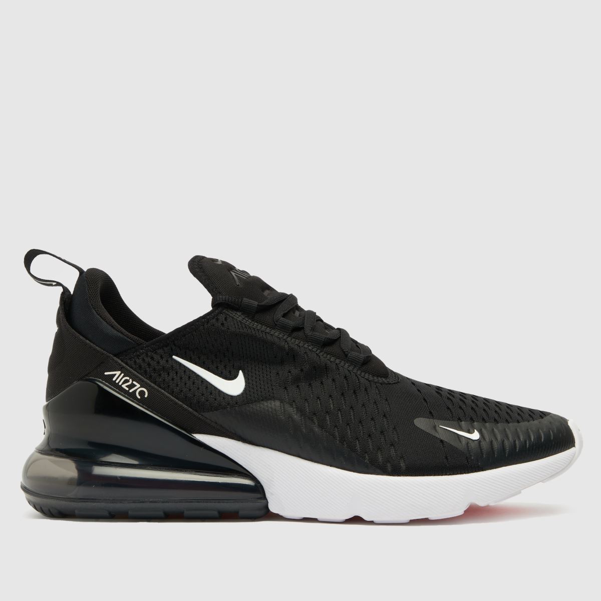 Nike Air Max 270 träningsskor i svart och vitt
