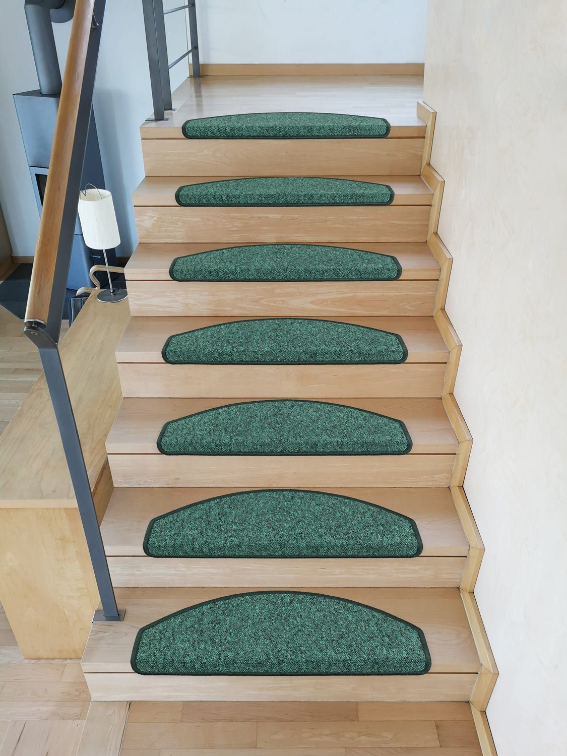 Stufenmatte Stufenmatten Imago Halbrund Dunkelgrün 14 Stück, Metzker®, halbrund, Höhe: 5 mm, 14 Stück im Set - Dunkelgrün