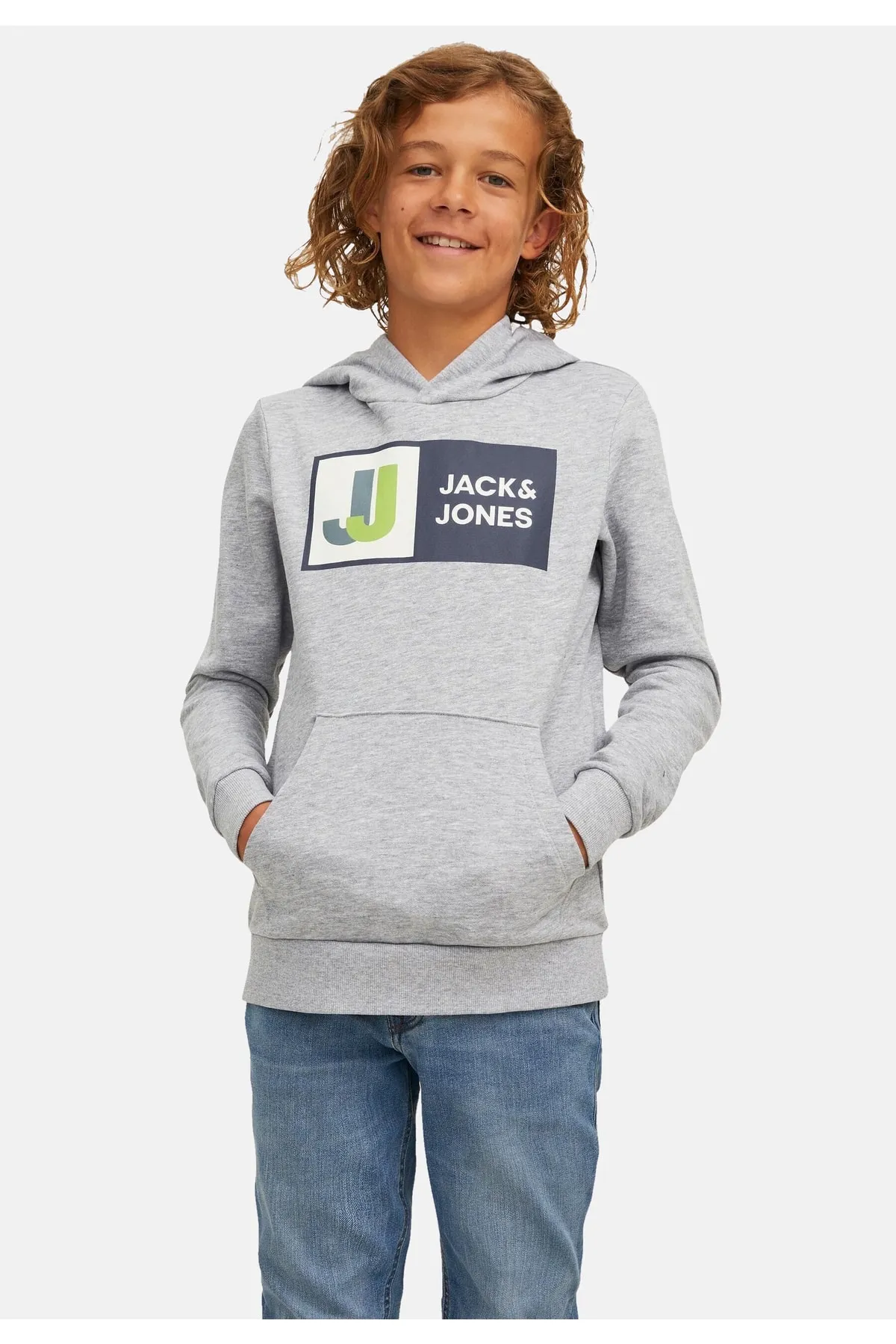 Jack & Jones  Sweatshirt - Grau - Regular Fit