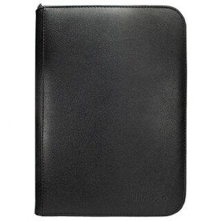 UP - Vivid 4-Pocket Zippered PRO-Binder - Black