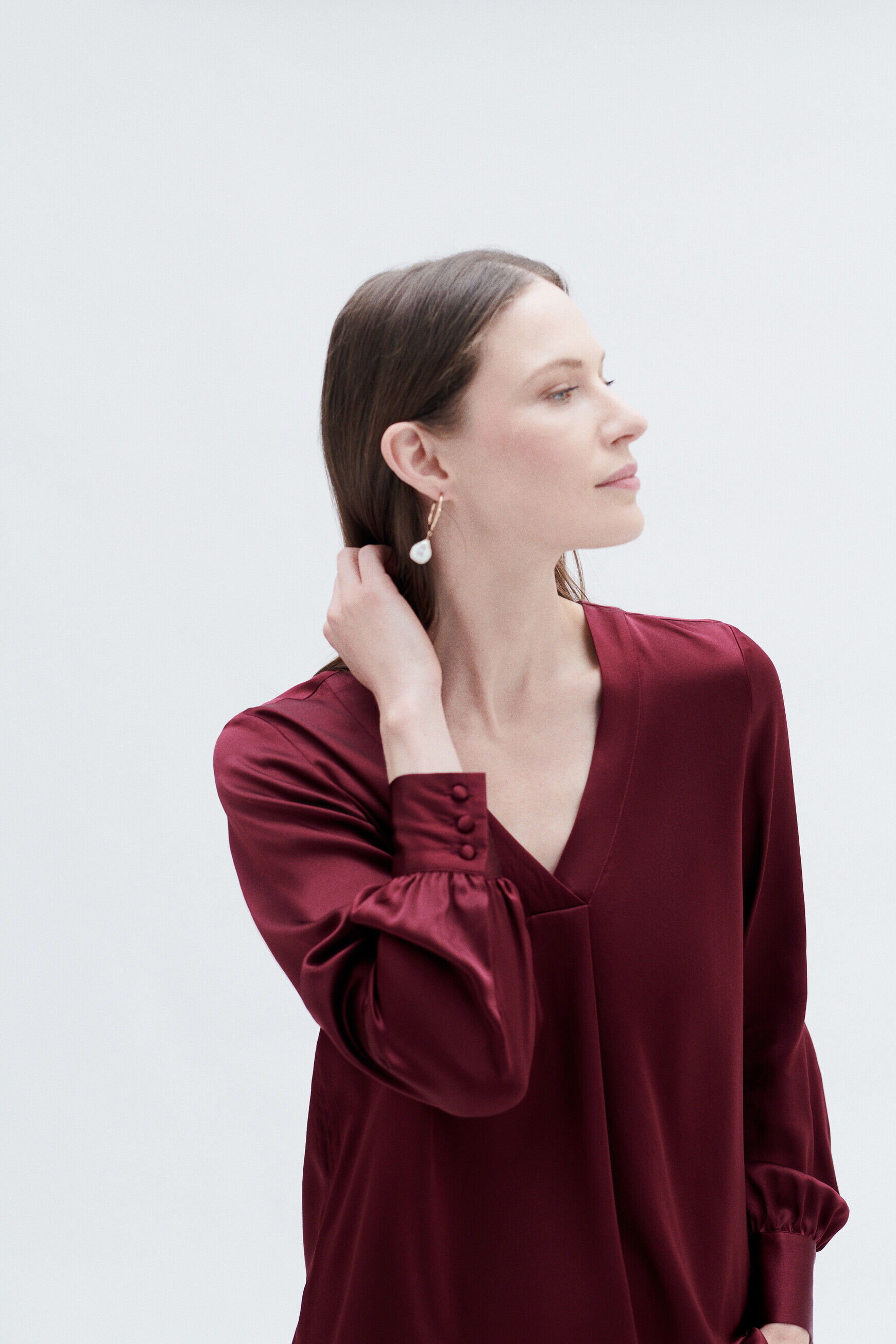 Blouse cmilana2 bordeaux femme