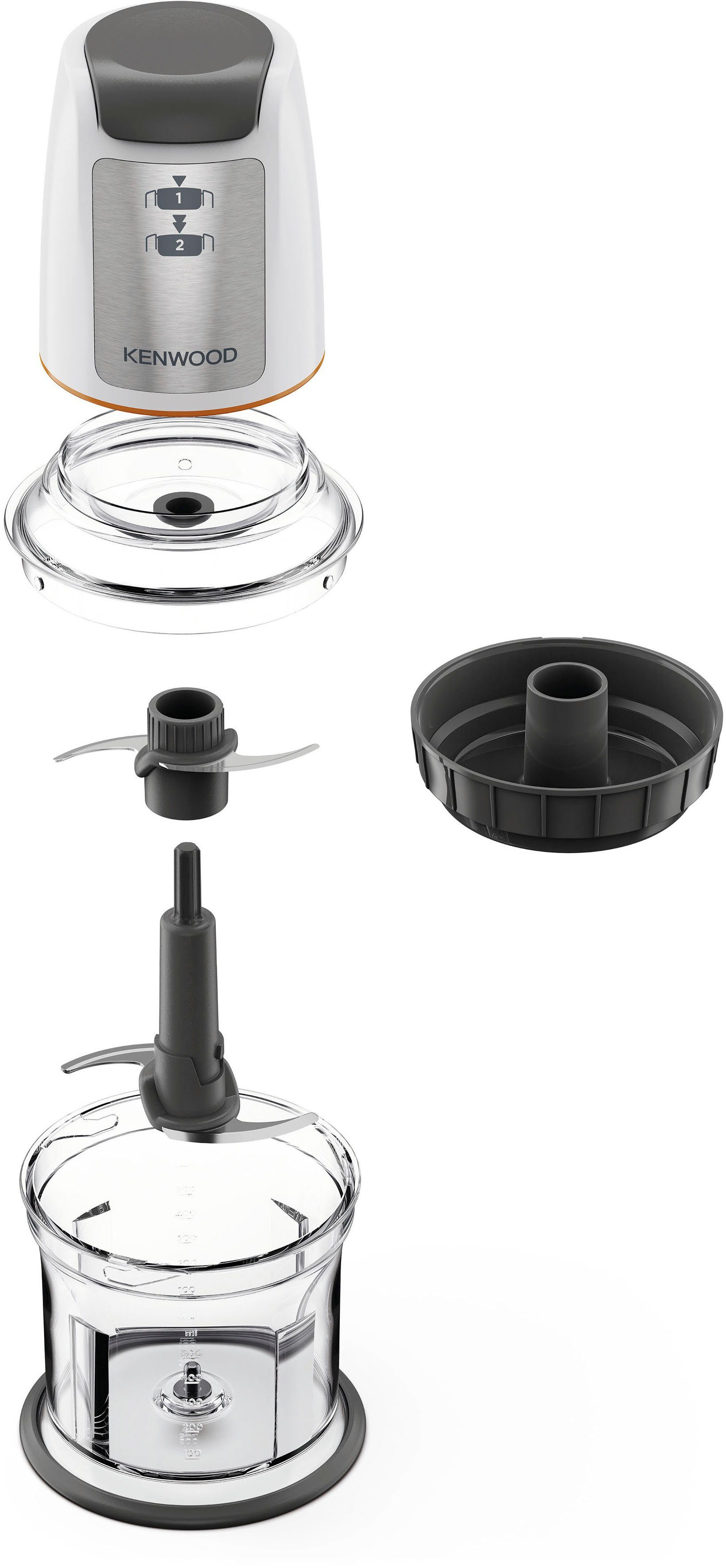 KENWOOD Zerkleinerer Easy Chop CHP61.100WH, 500 W, mit Mayonnaise-Funktion