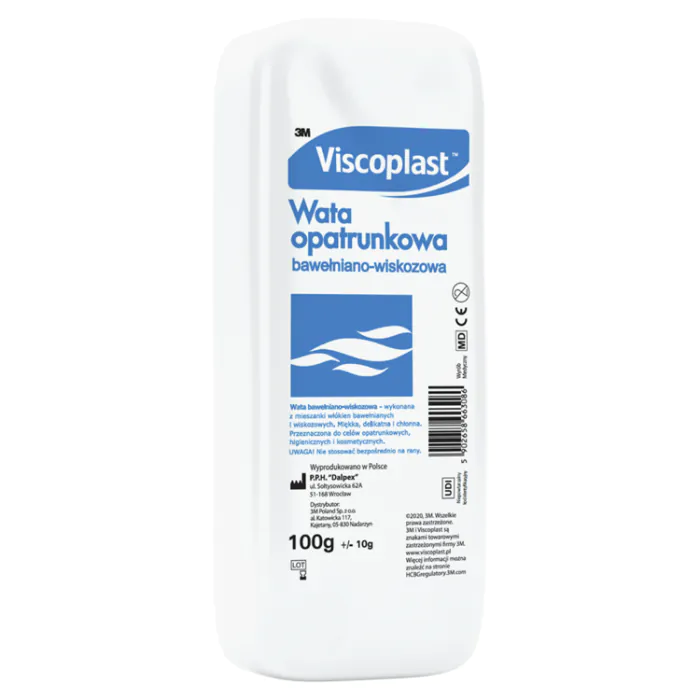 Viscoplast, lã para curativo de algodão-viscose