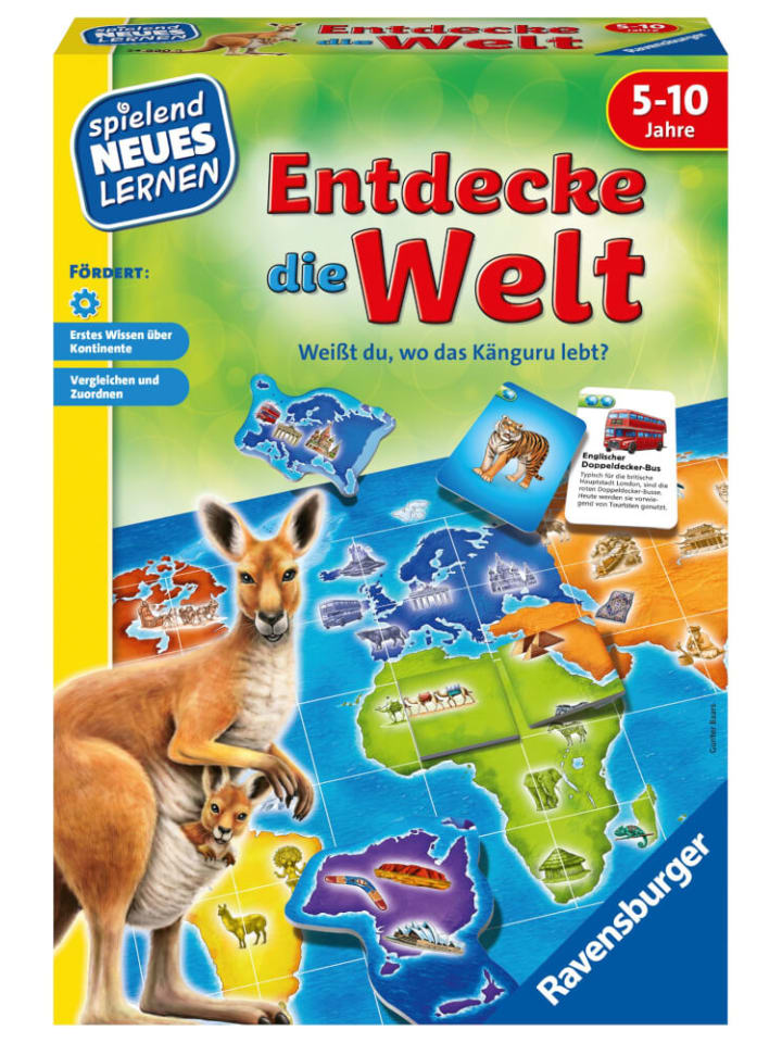 Ravensburger Brettspiel Entdecke die Welt, 5-10 Jahre günstig kaufen onesize