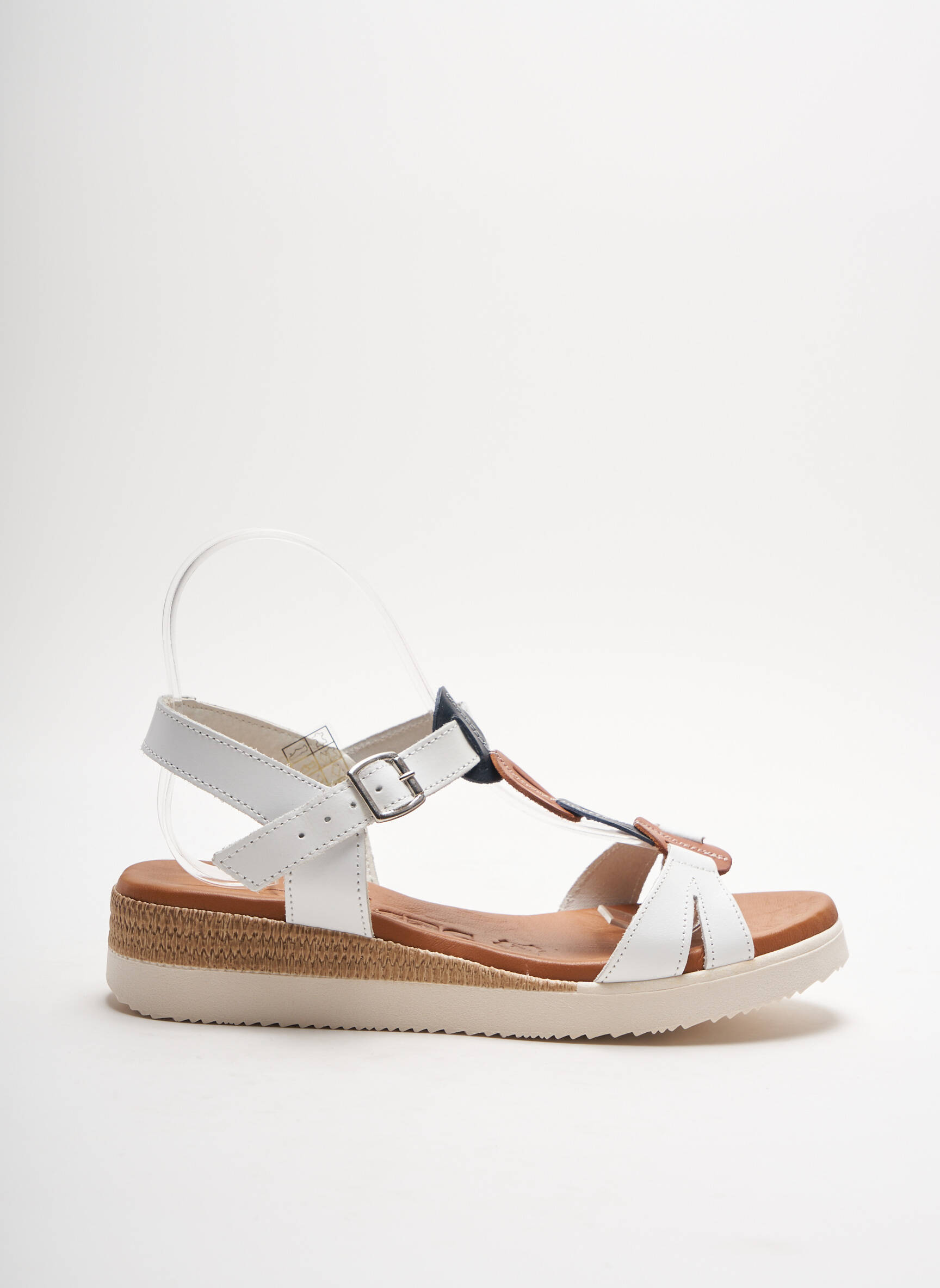 Jordana Sandales Nu Pieds Femme couleur blanc