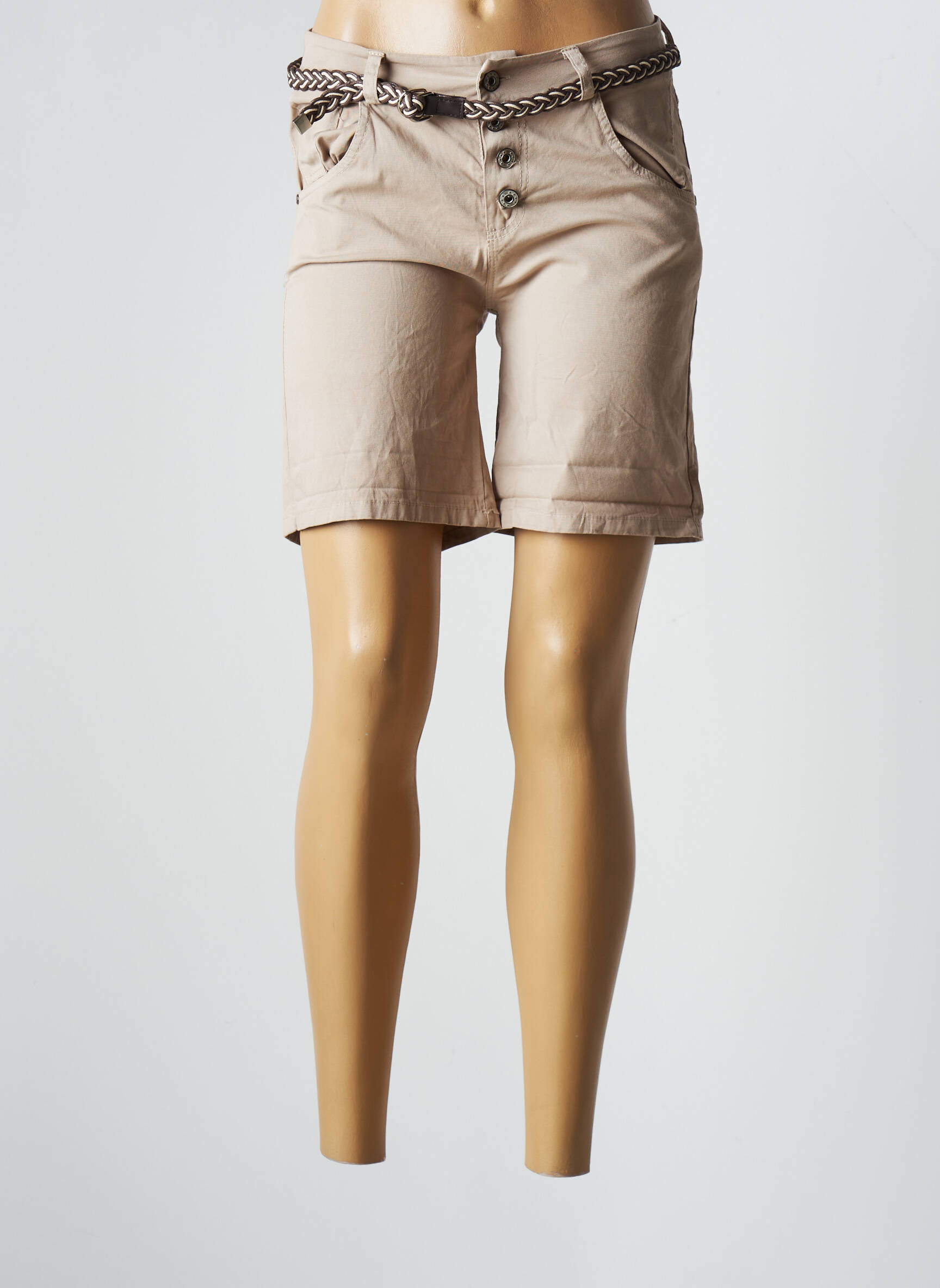 La Petite Nimoise Shorts 1 Femme couleur beige