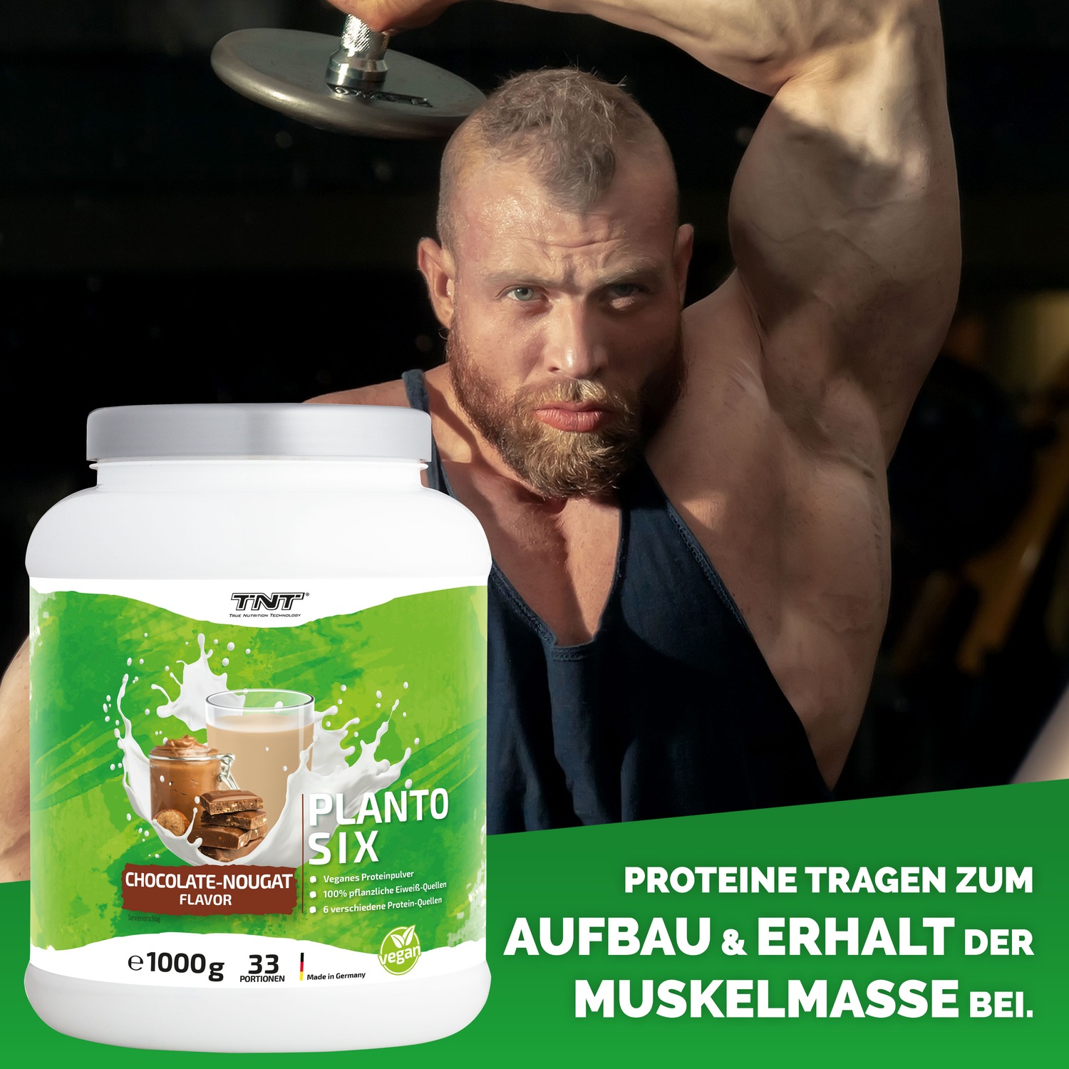 Planto Six - veganes Mehrkomponenten Protein aus 6 Eiweißquellen