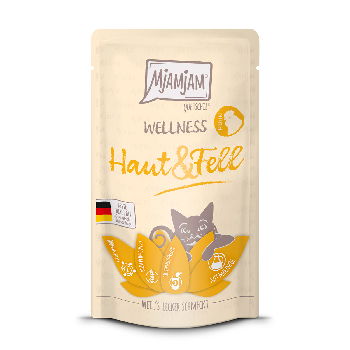 MjAMjAM Quetschie Wellness Haut & Fell Huhn kaufen bei ZooRoyal