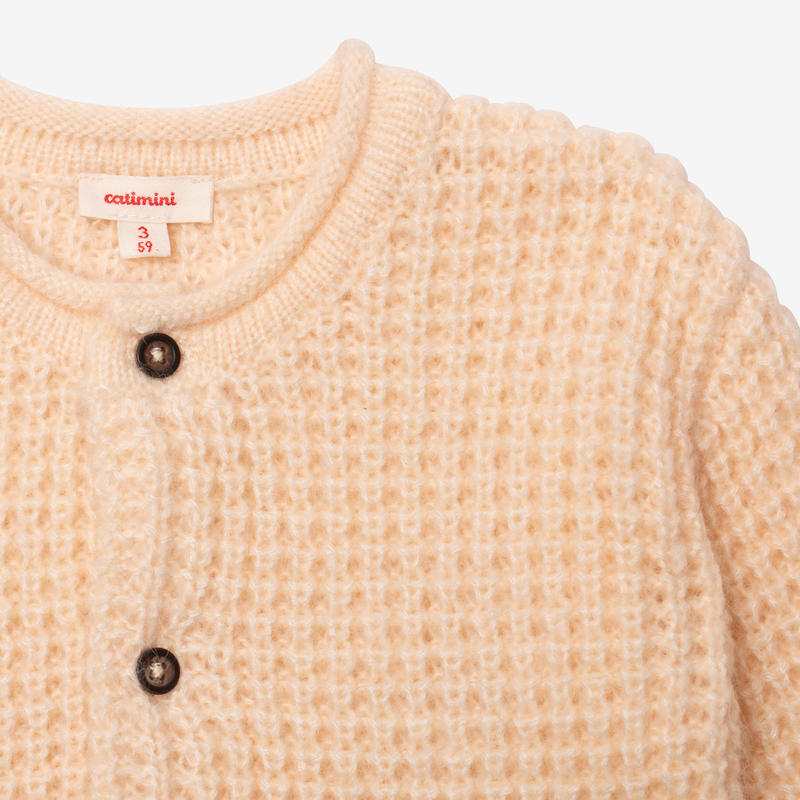 Cardigan bébé tricot beige Catimini