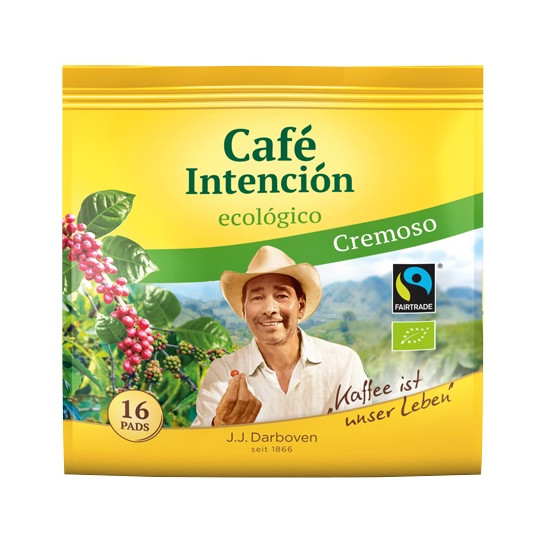 Darboven Bio Cafe Intencion ecologico Cremoso Fairtrade 16ST 112G
