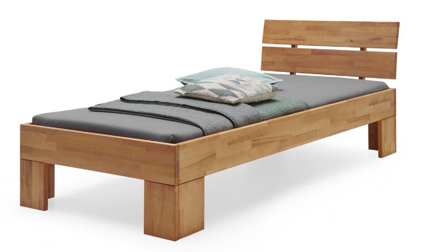 bv-vertrieb Massivholzbett Einzelbett Doppelbett Kernbuche