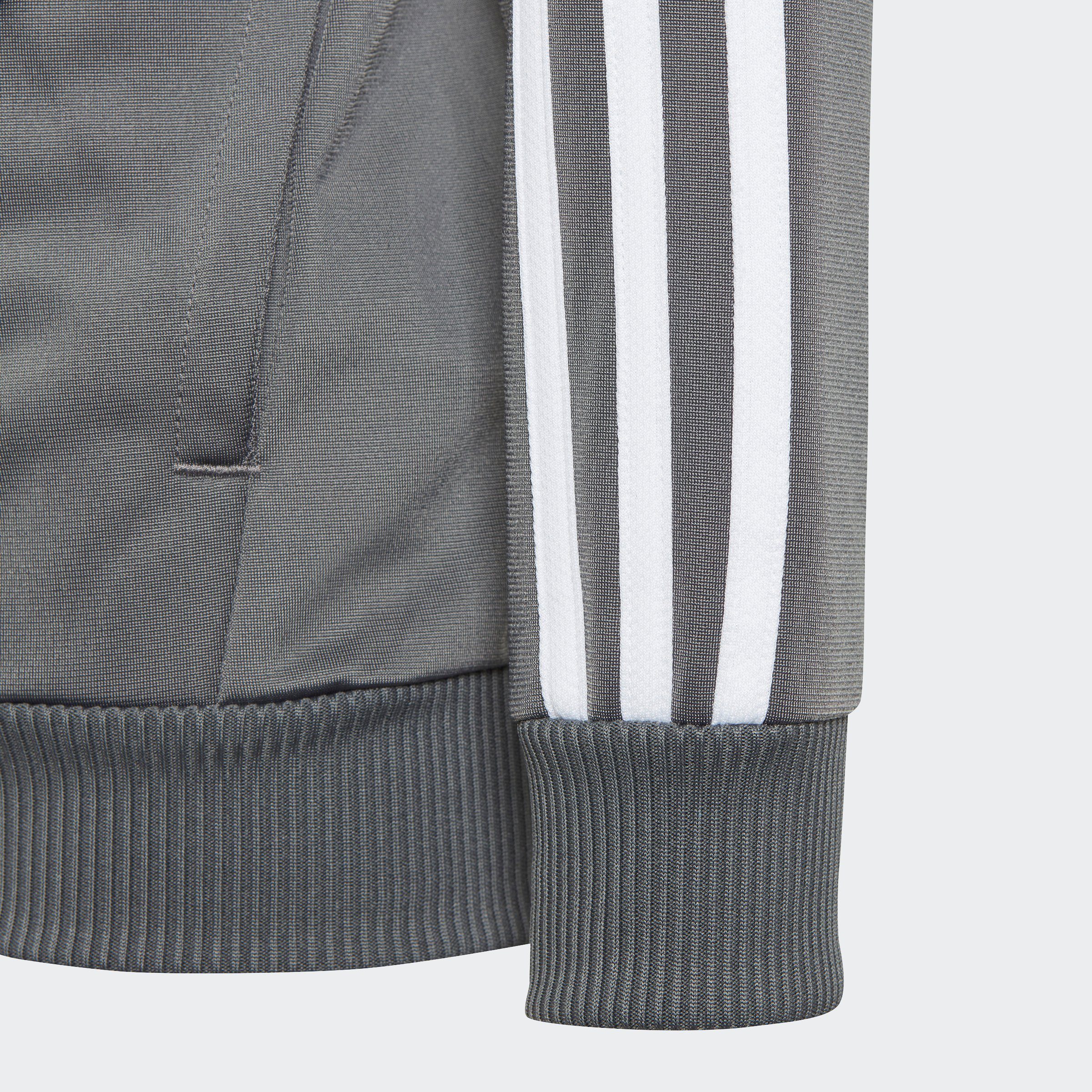 adidas Sportswear Trainingsanzug TIBERIO 3-STREIFEN COLORBLOCK SHINY KIDS (2-tlg)