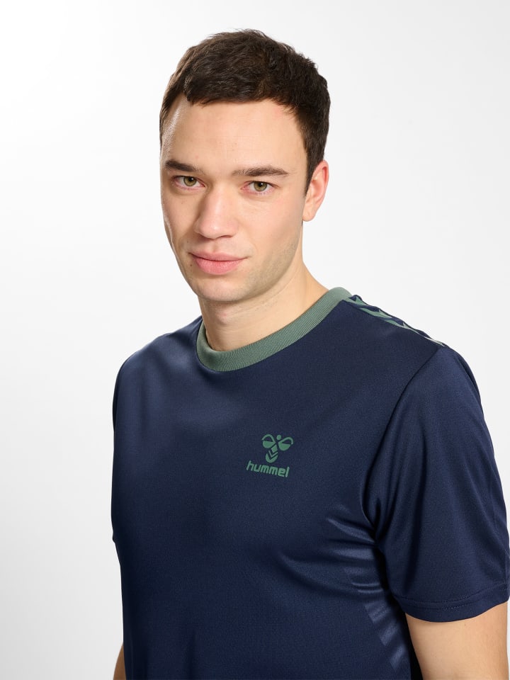 Hummel Hummel T-Shirt Hmlstaltic Multisport Herren in MARINE/DUCK GREEN günstig kaufen S