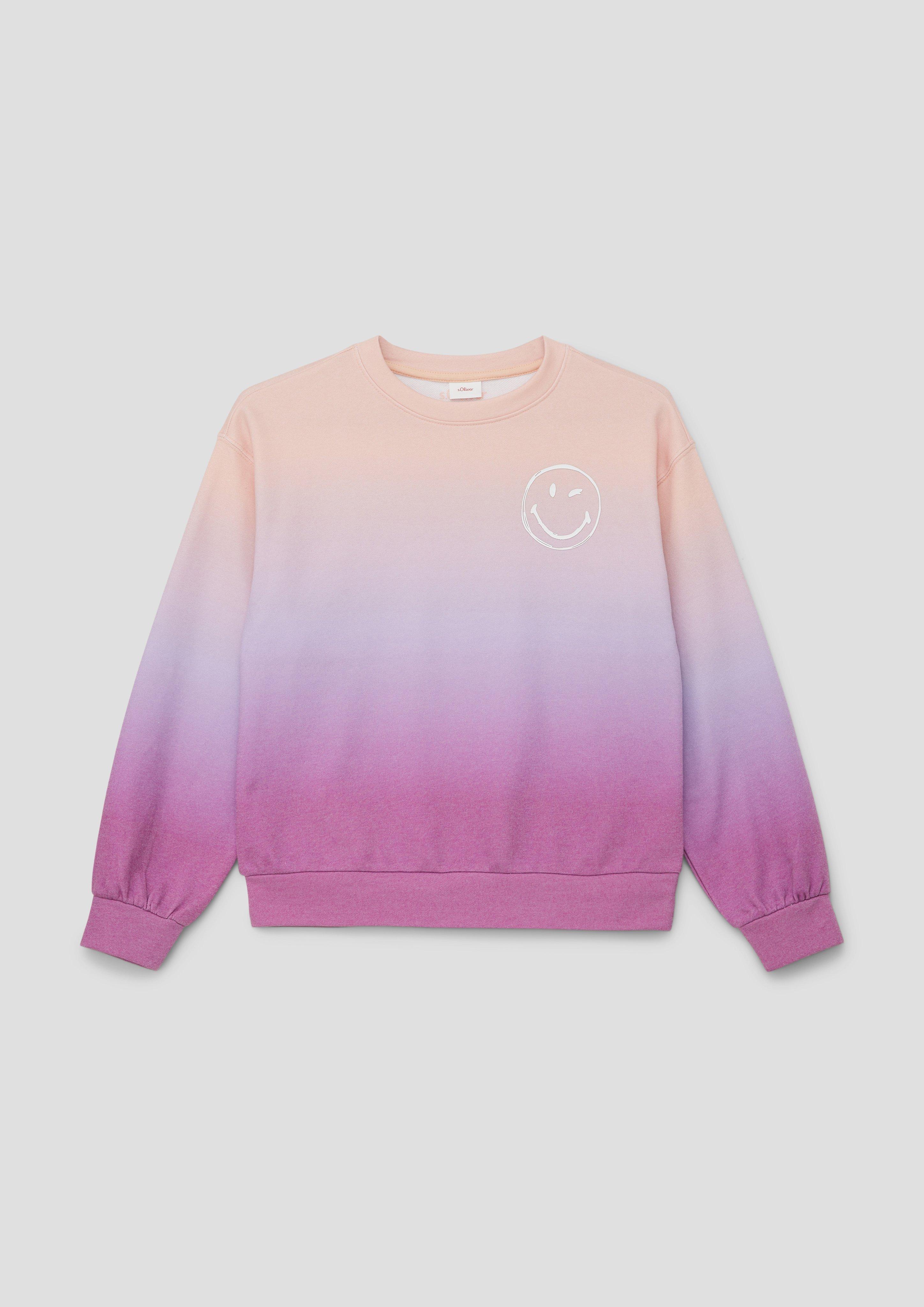 Smiley-Sweatshirt aus Baumwollmix  2142440-47D1