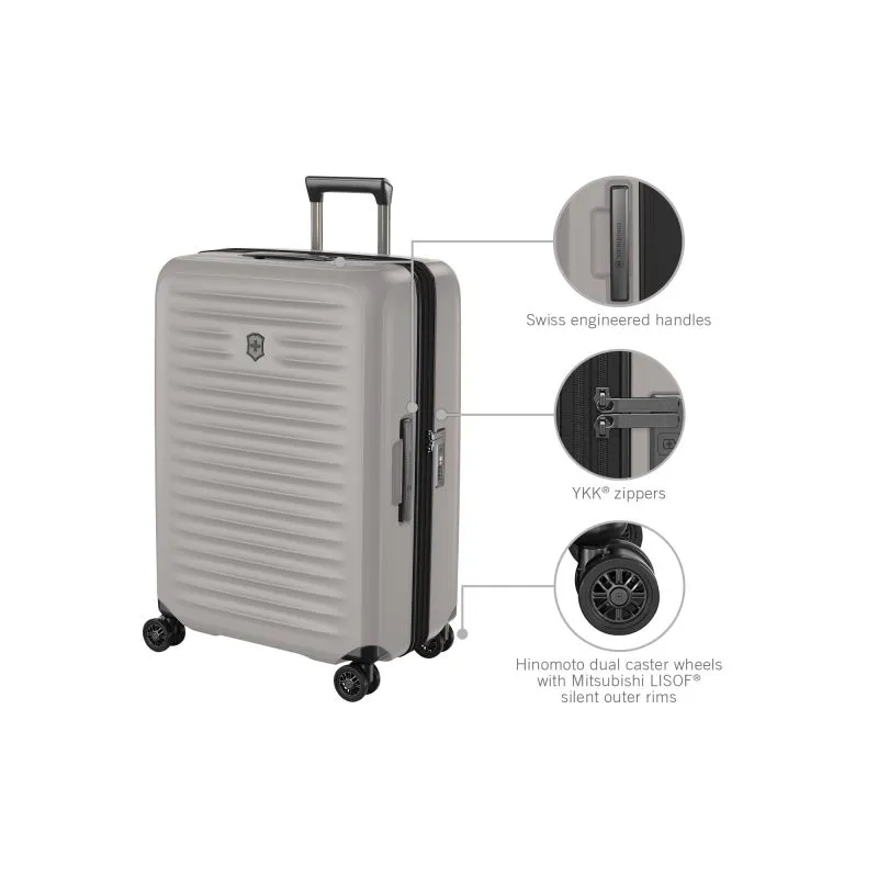 Victorinox Airox Advanced Medium Case Erweiterbar (69 cm) - Stone White
