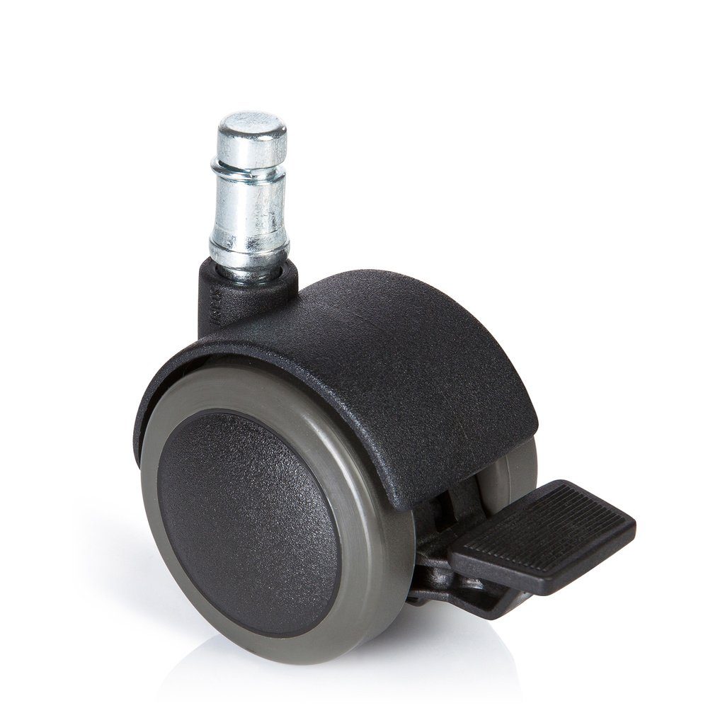 hjh OFFICE Stuhlrolle Stuhlrollen 5x ROLO STOP 10mm/50mm, (5er Pack)