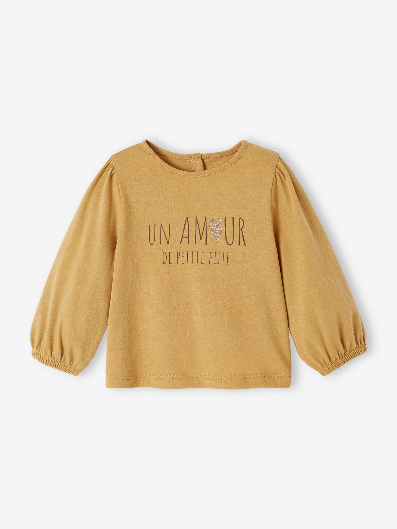 T-shirt personnalisable bébé écru