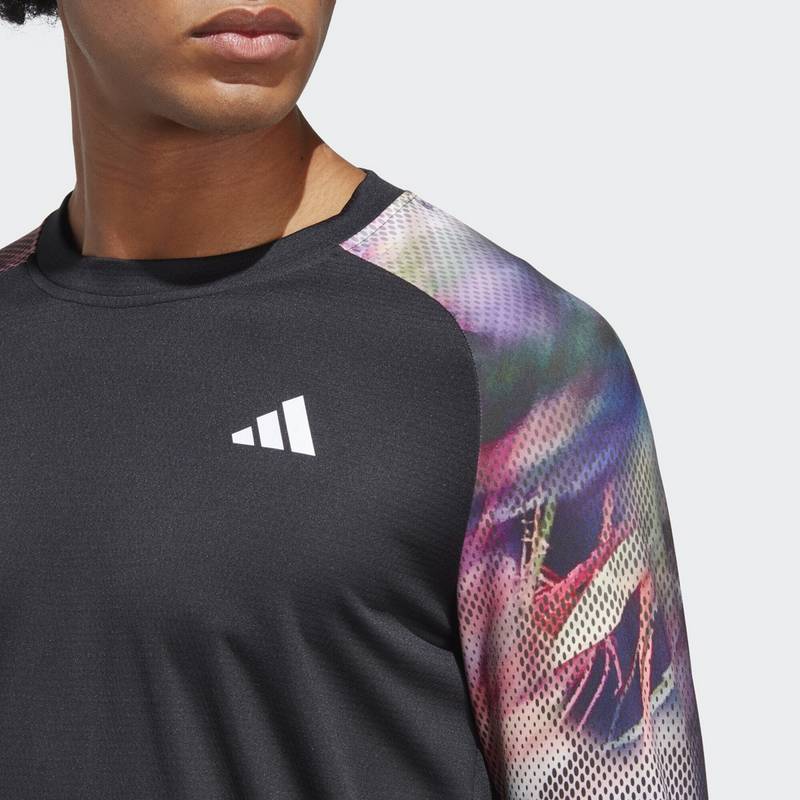 adidas Melbourne Tennis HEAT.RDY Longsleeve Poloshirt Herren