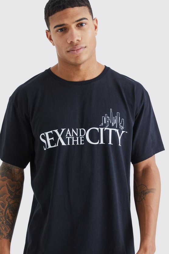 Oversize T-Shirt mit lizenziertem Sex and the City Print