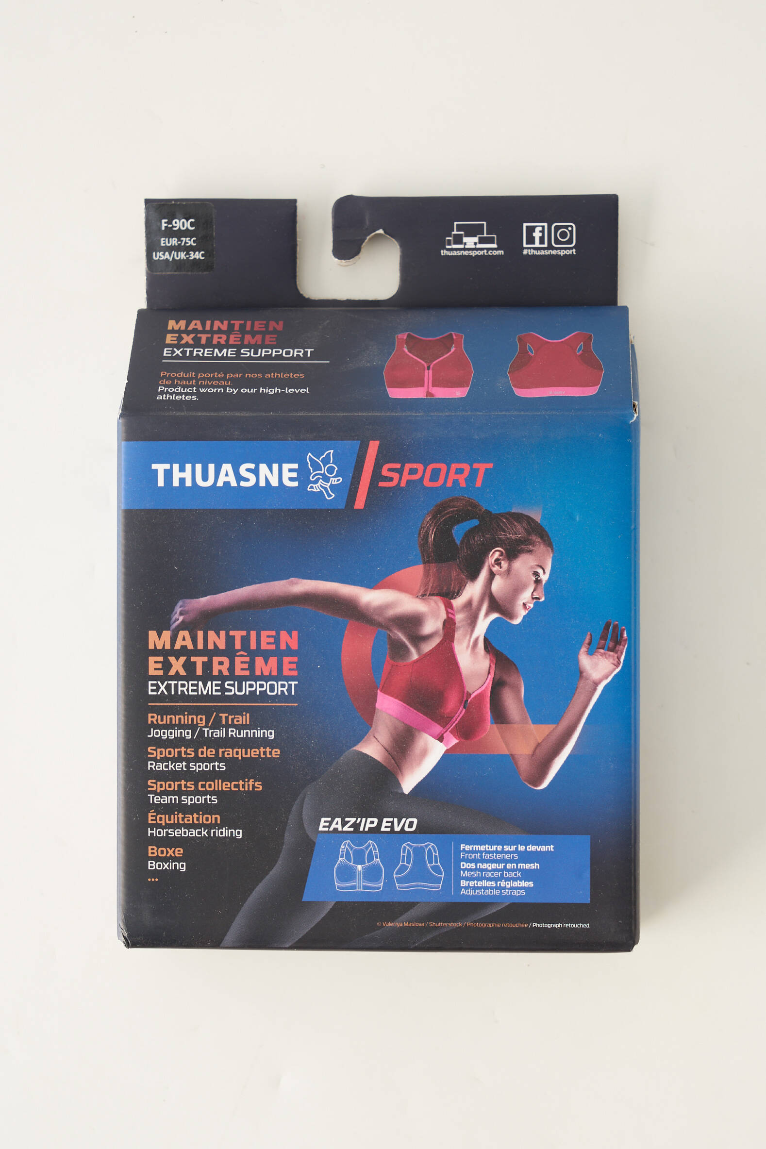 Thuasne Sport Soutien Gorges Femme couleur rouge