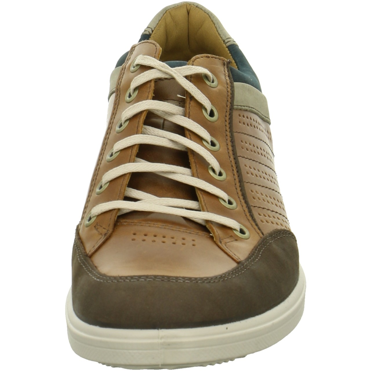 JOMOS Sneaker braun cappuccino/cognac Nubuk/Glattl