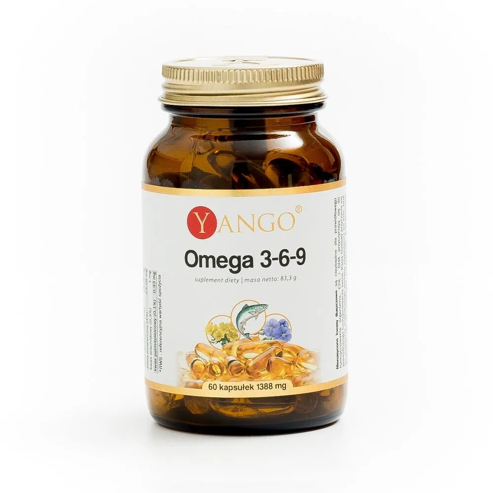 Den Omega 3-6-9 1000 mg 60 kapsler.