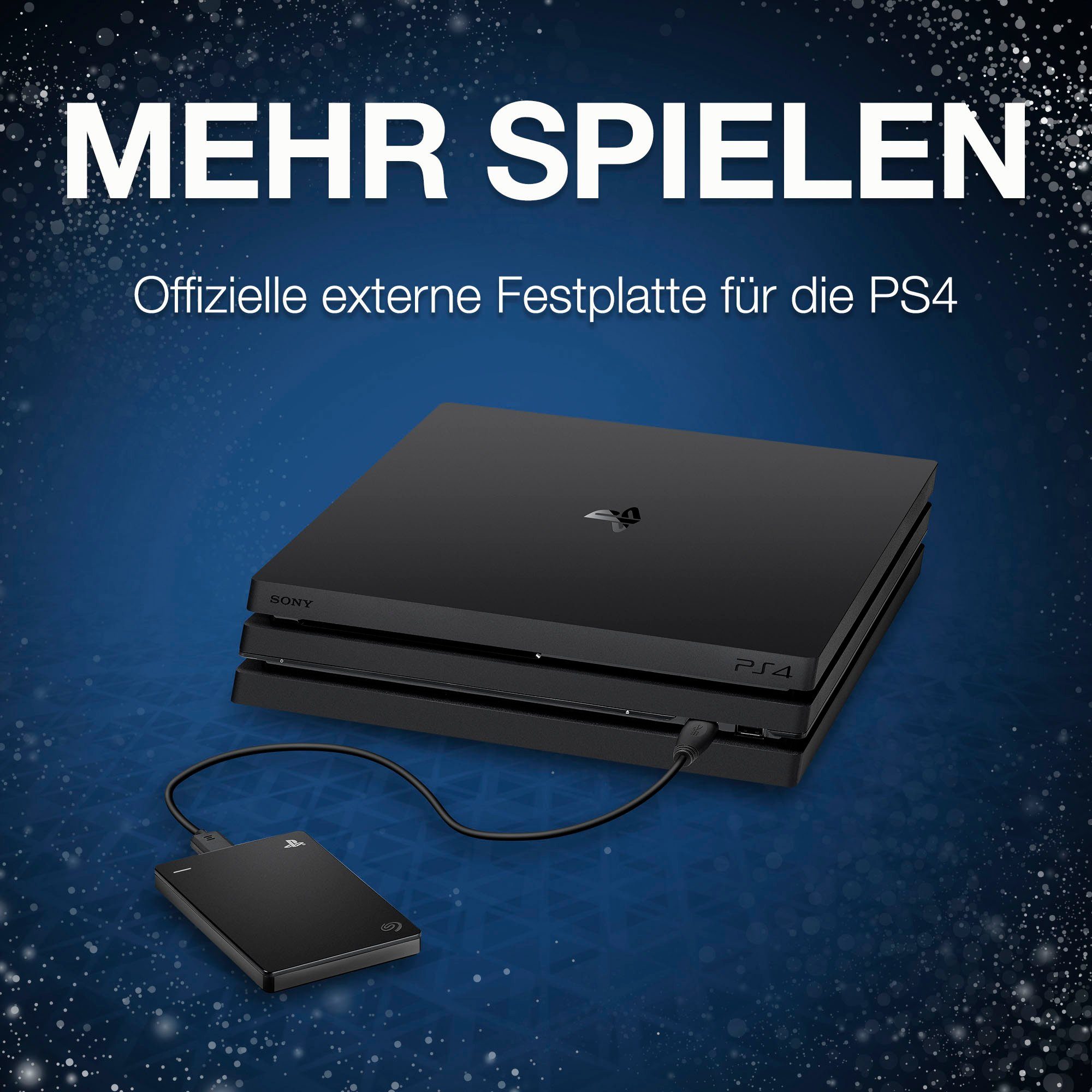 Seagate Game Drive PS4 STGD2000200 externe Gaming-Festplatte (2 TB) 2,5