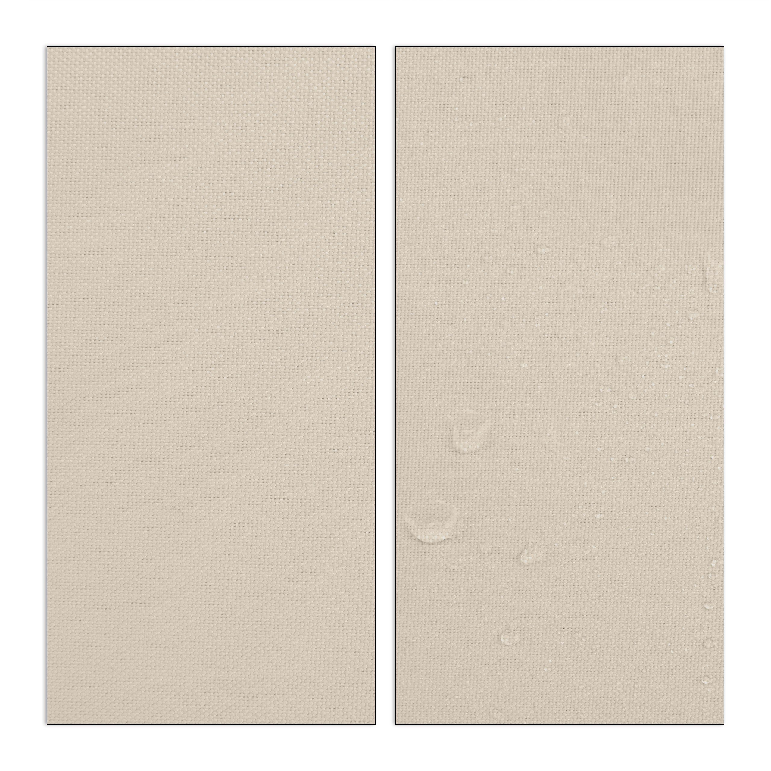 relaxdays Sonnensegel Rechteckiges Sonnensegel beige, 3 x 4 m