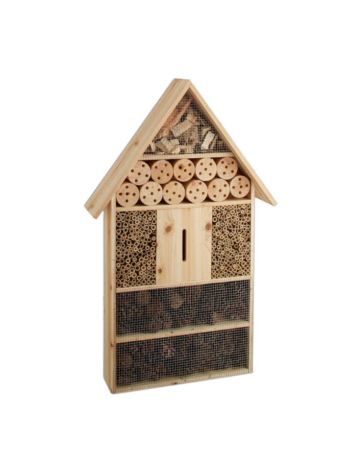 relaxdays Insektenhotel in Natur - (B)49 x (H)79 x(T)12 cm günstig kaufen onesize