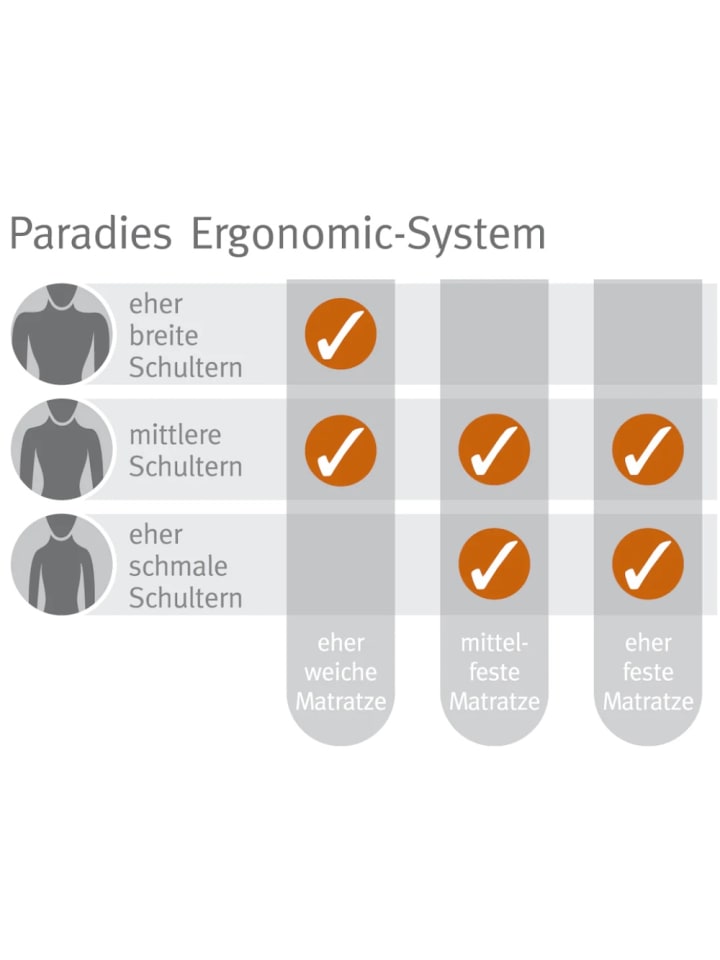 Paradies Paradies reVita® Ergonomic - Stützkissen (40 x 80 cm) günstig kaufen onesize