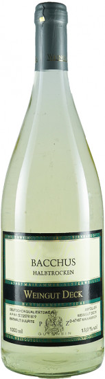 2023 Bacchus halbtrocken 1,0 L - Weingut Deck
