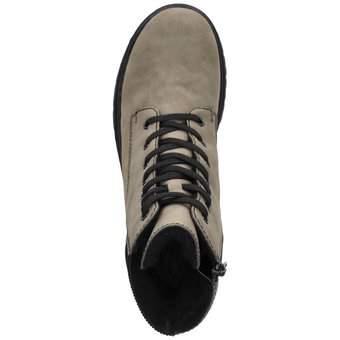 Rieker Schnür Boots in grün