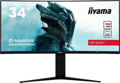 Iiyama G-MASTER GB3466WQSU-B1 Curved-Gaming-LED-Monitor (86 cm/34 