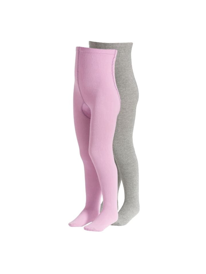 Cotton Prime® Strumpfhosen 4er Set für Kinder in Lila/Grau günstig kaufen