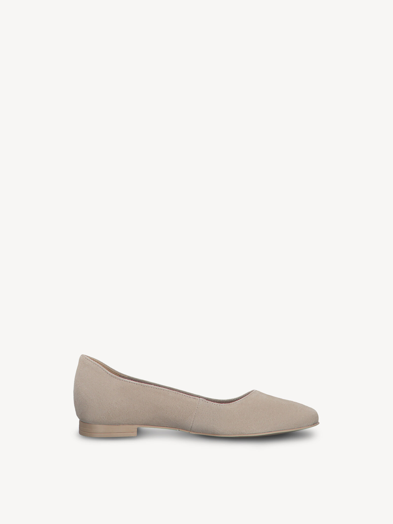 Ballerine en cuir - beige