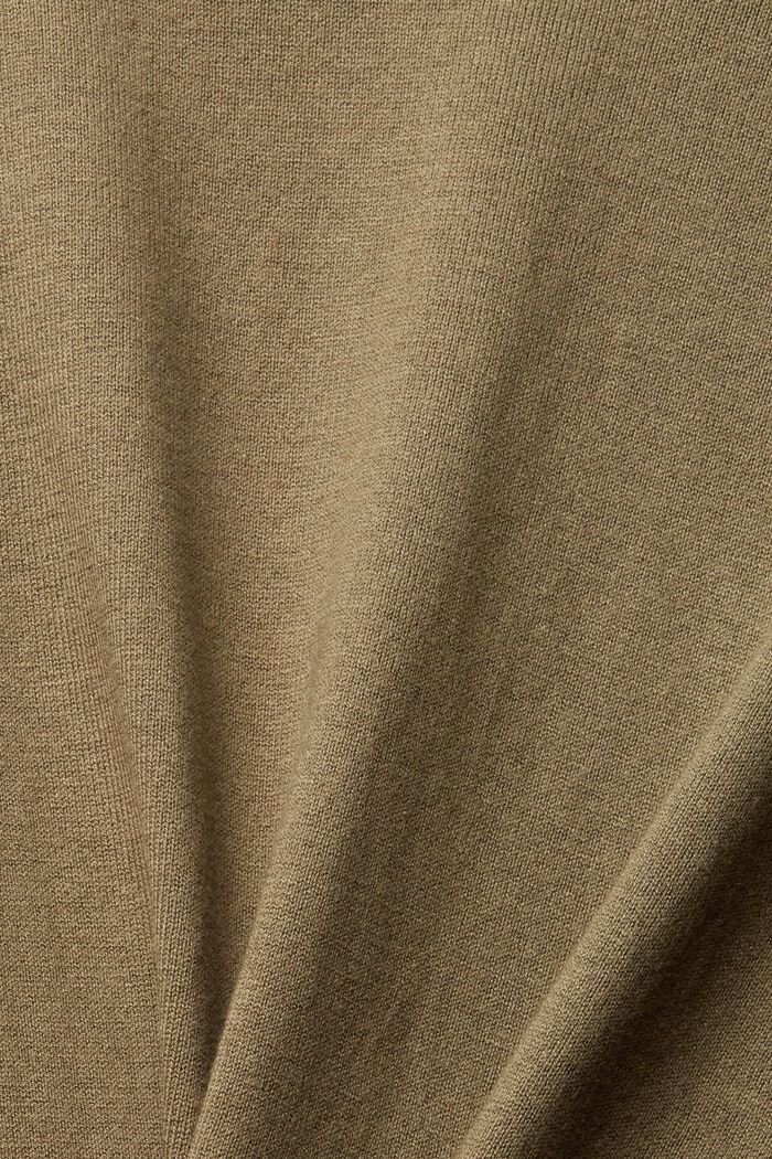 Knielanges Strickkleid