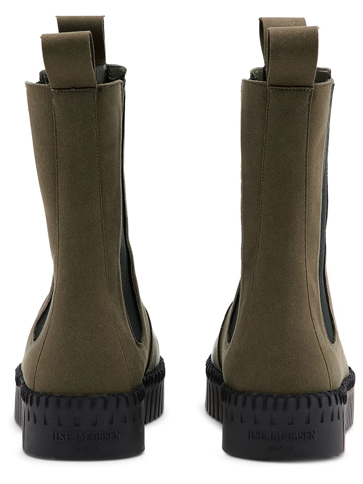 Ilse Jacobsen Chelsea-Boots in Khaki günstig kaufen