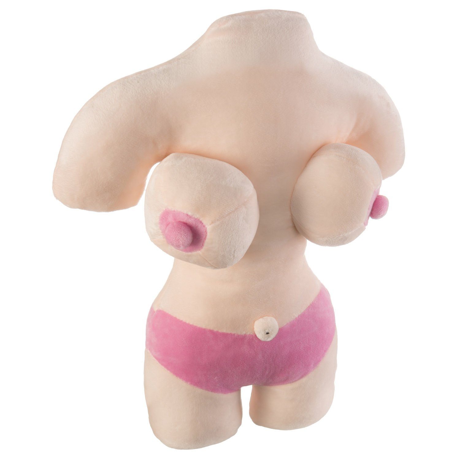 Goods+Gadgets Dekokissen Kuschelkissen Ersatz-Partner Kissen, Party-Geschenk für Singles
