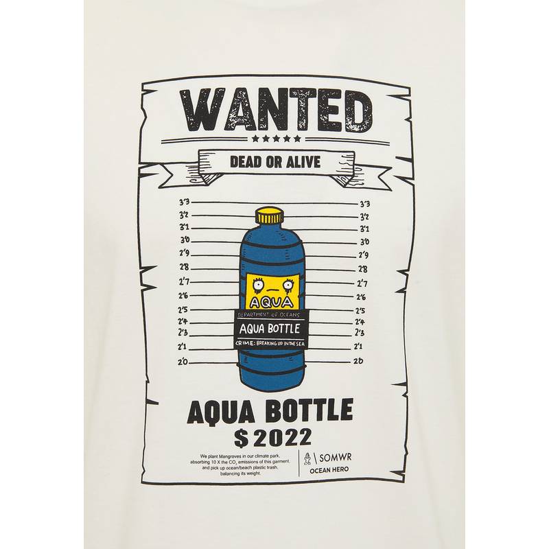 SOMWR T-Shirt With Aqua Bottle Print T-Shirt Herren