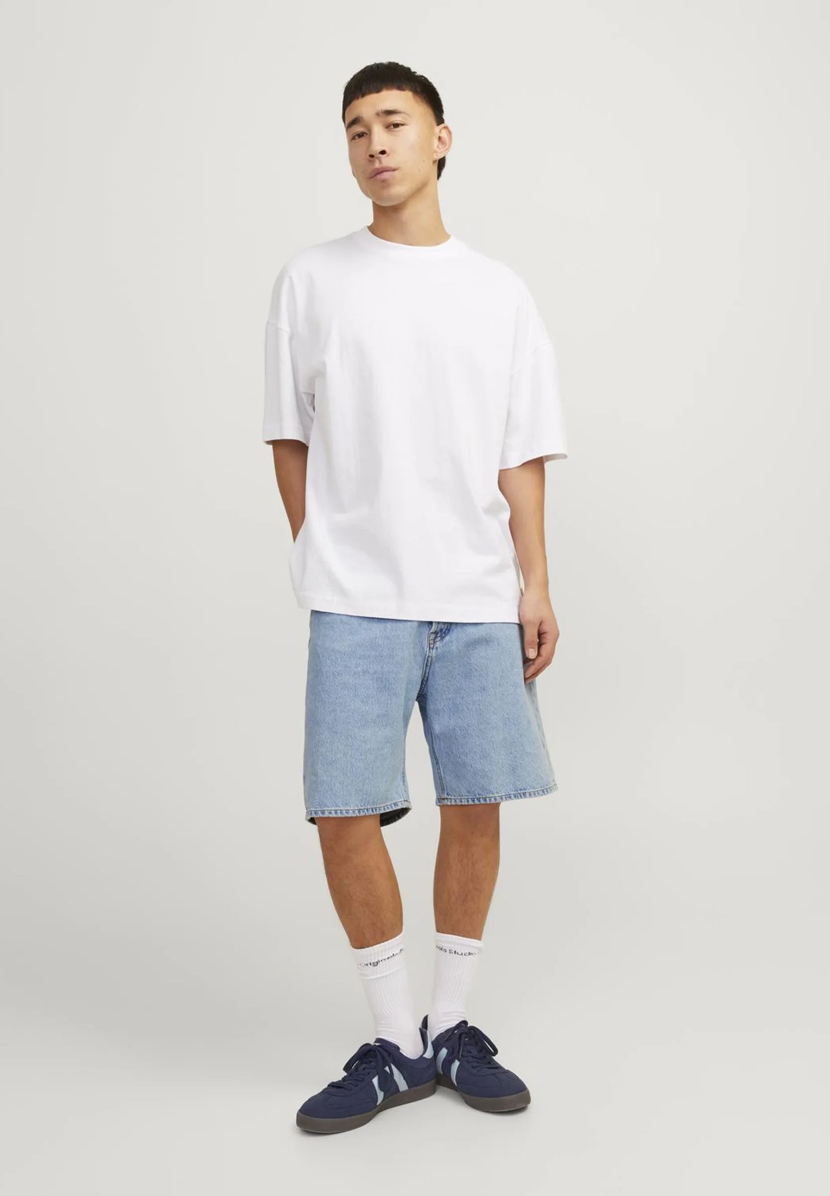 Jack & Jones ITONY ORIGINAL - Pantalones cortos vaqueros