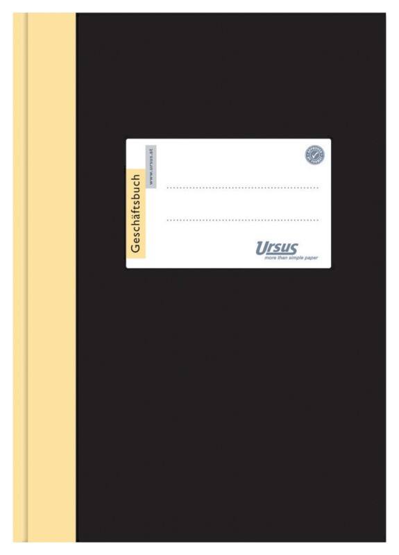 Ursus Green Geschäftsbuch 2921B96L A4 96 Blatt 80g/qm 9mm liniert