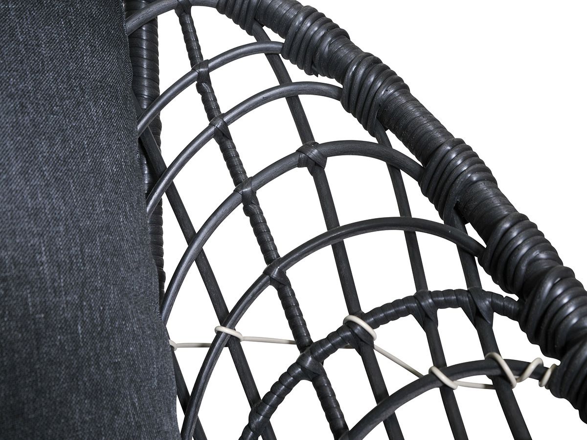 Outdoor Feelings Lupin Black Loungestuhl