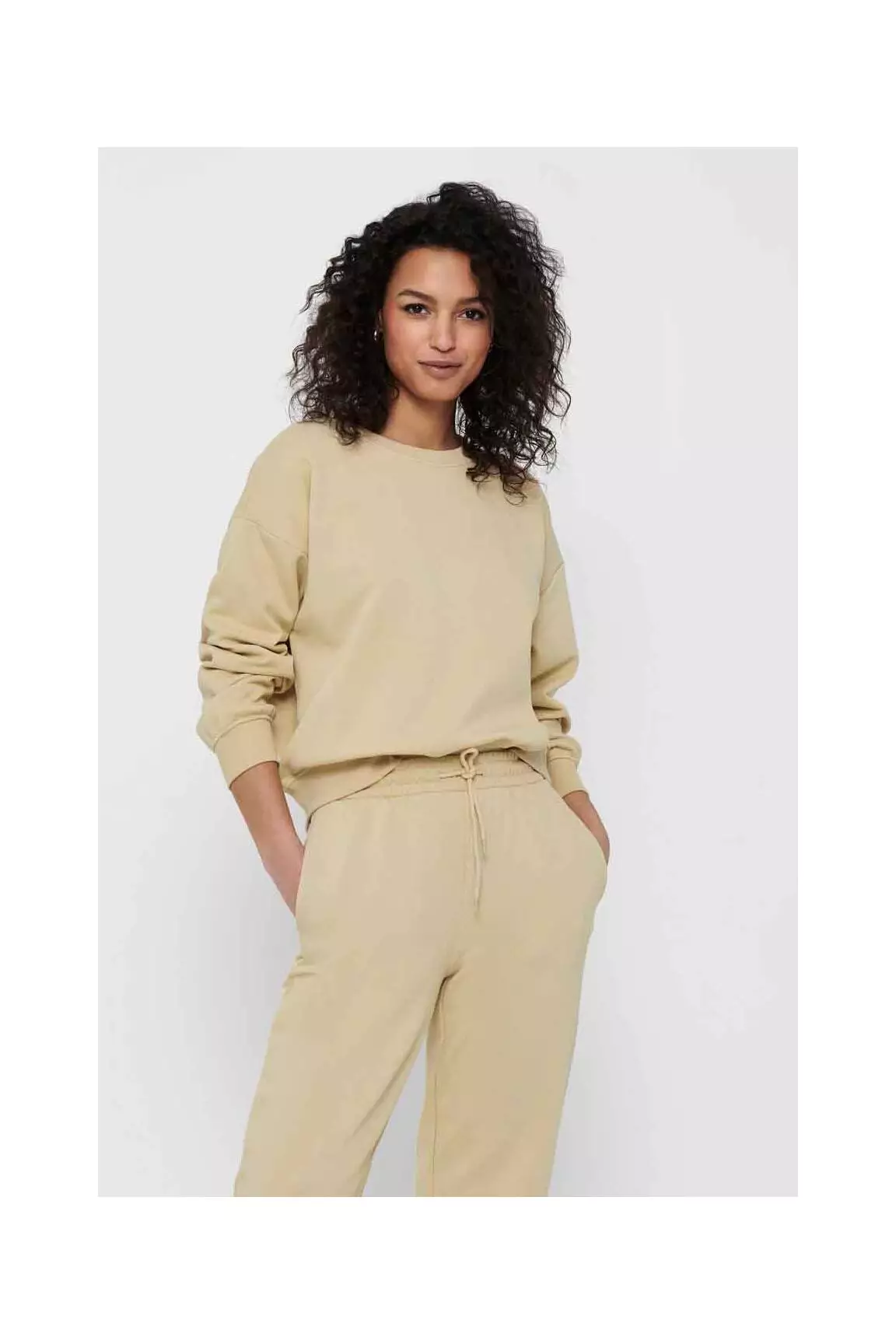 Only Sweats Femme couleur beige