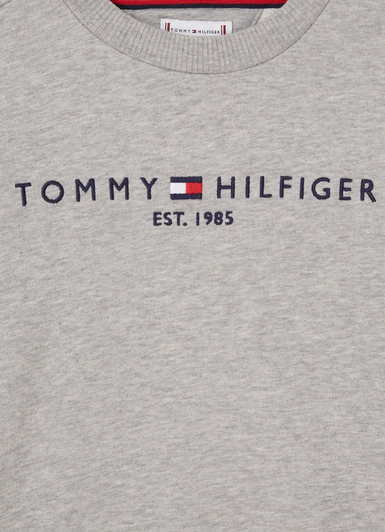 Pulover Tommy Hilfiger cu logo brodat