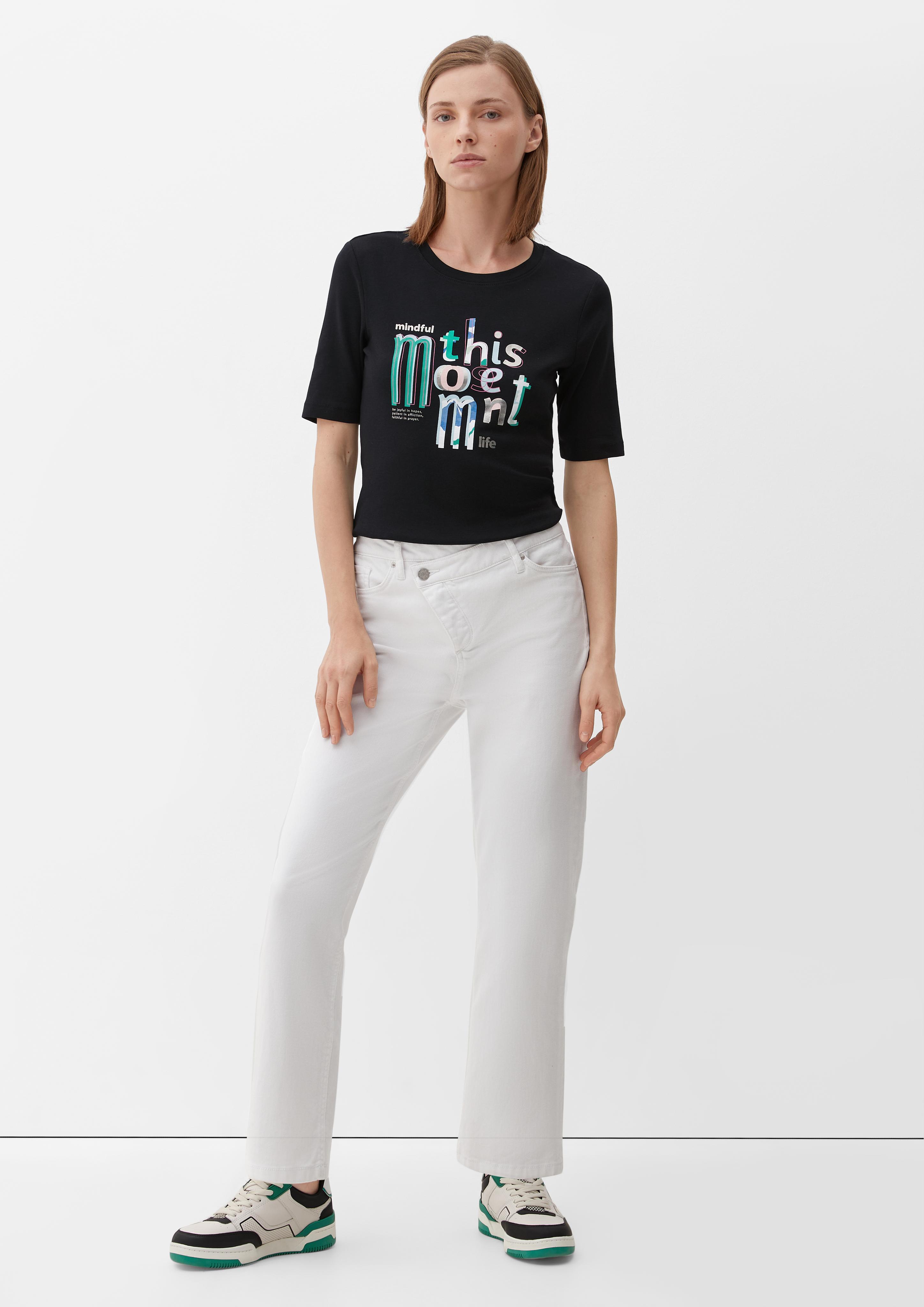 T-Shirt mit Frontprint  2130582-99D0