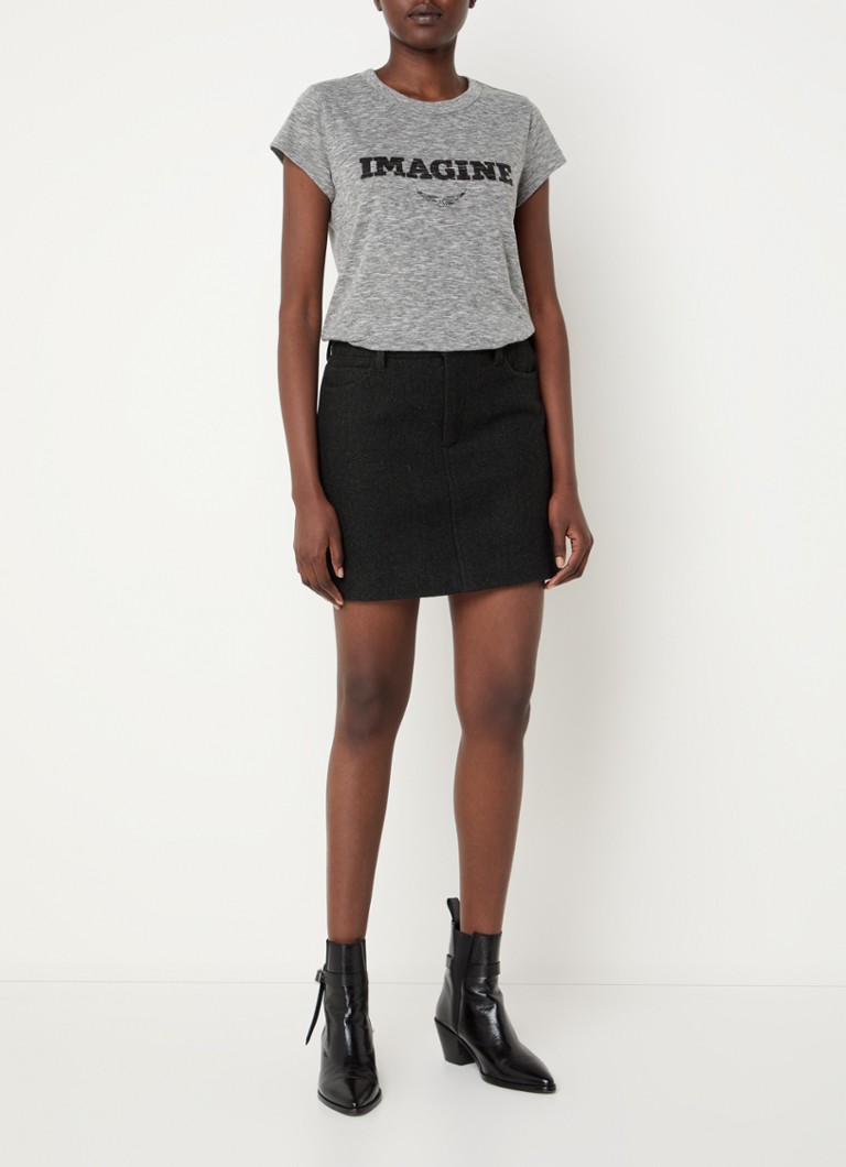 Zadig&Voltaire Woop T-shirt heathered design