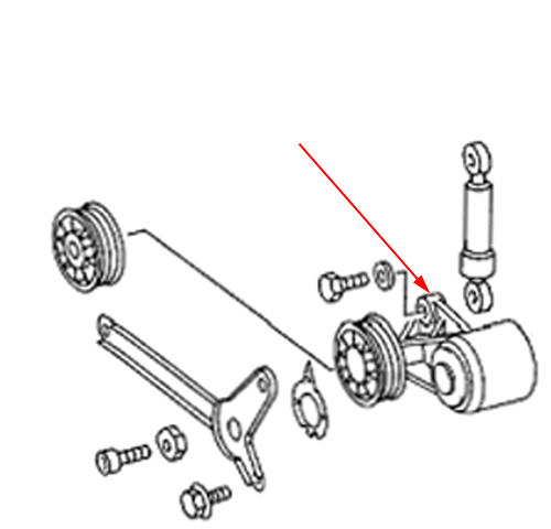 SNR Riemenspanndämpfer Mercedes GA351.10 - ATU