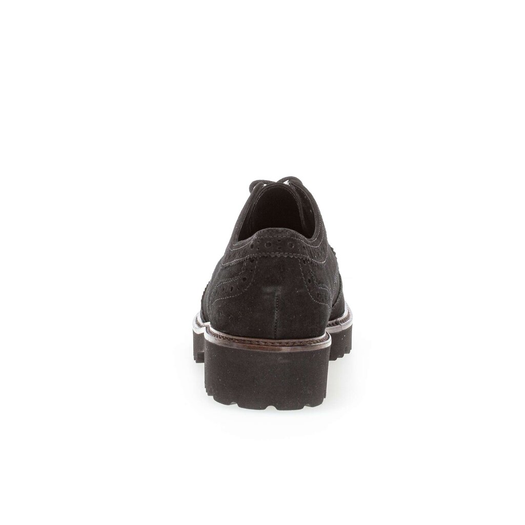 Gabor fashion Schnürschuh schwarz